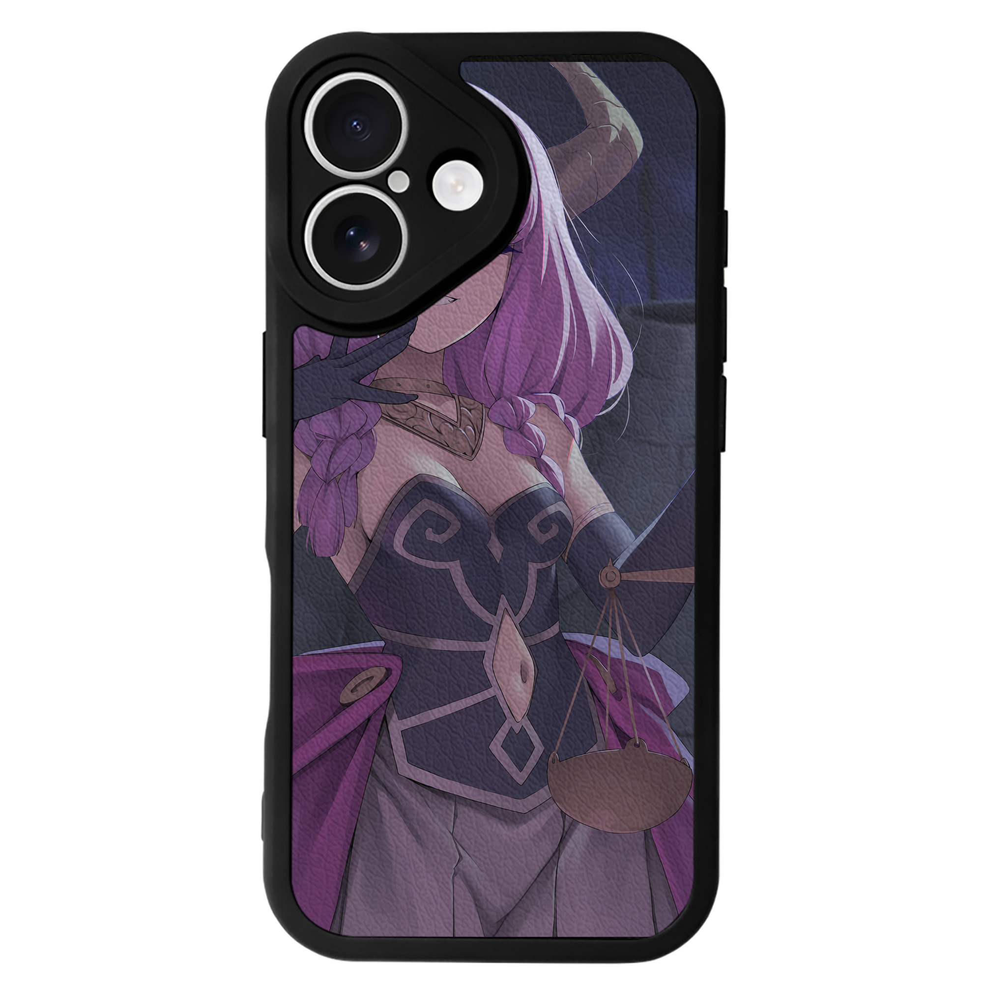 （画像用） 葬送のフリーレン Frieren 【iPhone 16シリーズ対応】シリコンスマホケース（レザー調） 材質：シリコン